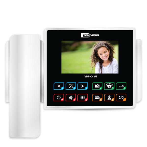 تصویر دربازکن تصویری تکنما VDP-C43M مدل حافظه دار