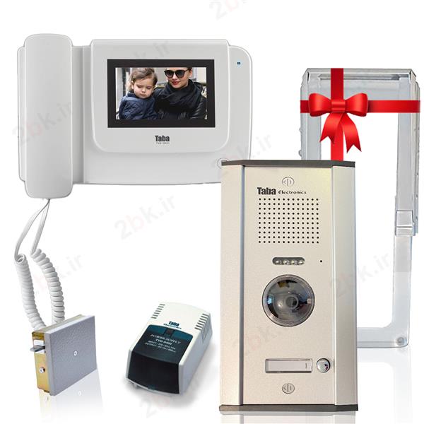 تصویر پکیج یک طبقه آیفون تصویری تابا مدل TVD-1043i