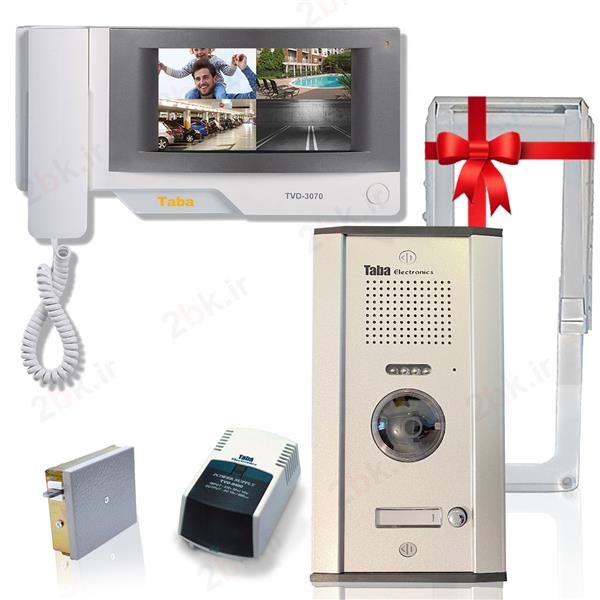 تصویر پکیج یک طبقه آیفون تصویری تابا TVD-3070